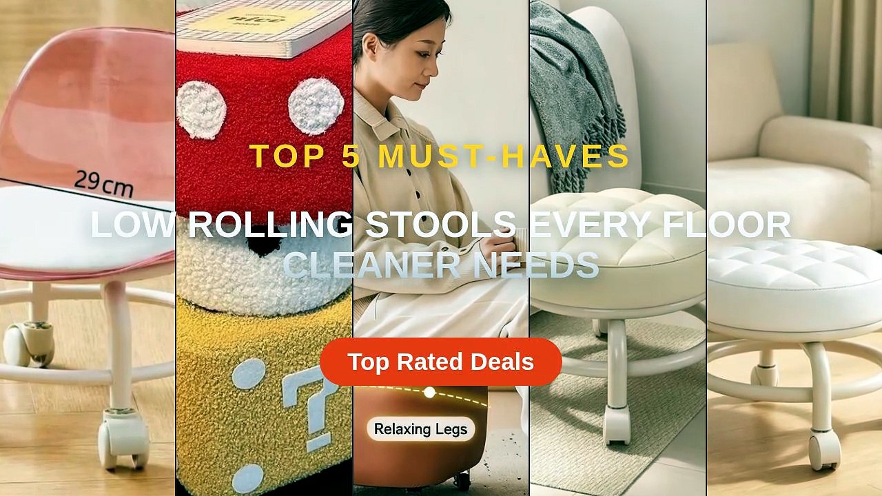 Low Rolling Stools Every Floor Cleaner Needs - Video Dailymotion