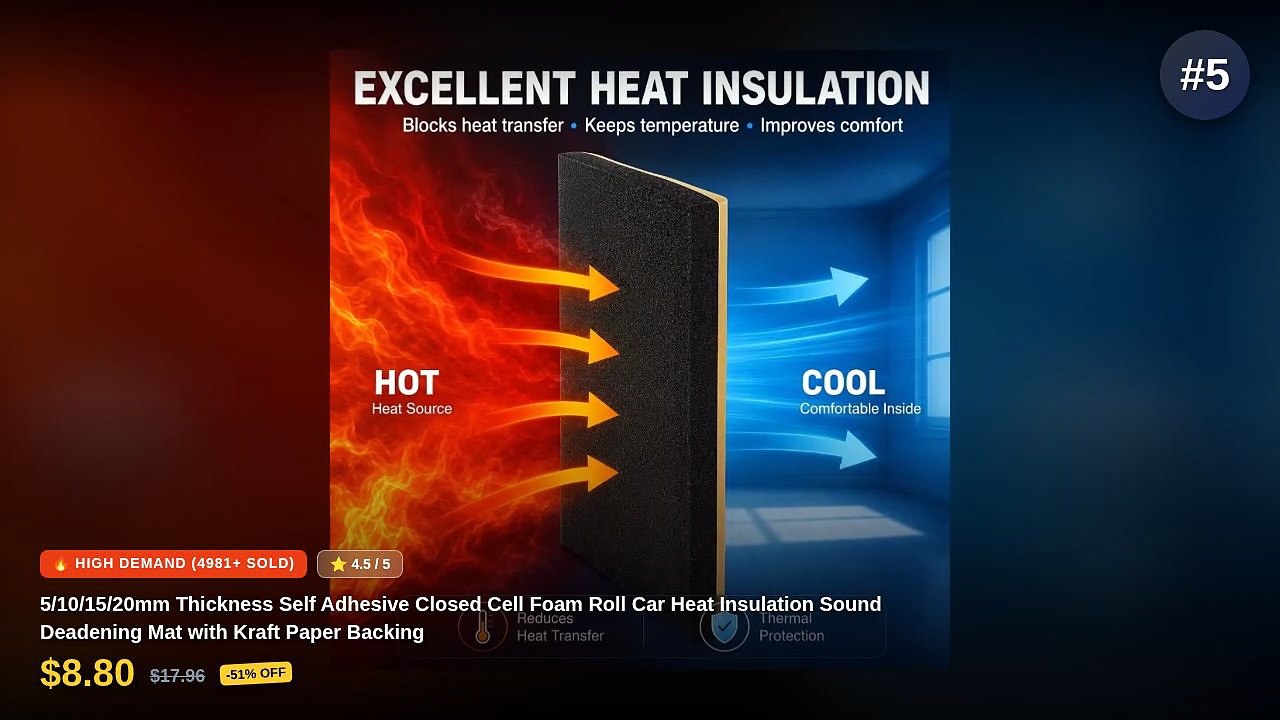 Best Car Sound Deadening Mat Under $22 - Video Dailymotion