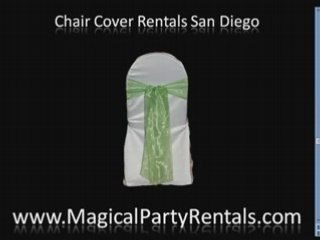 Chair Cover Rentals San Diego