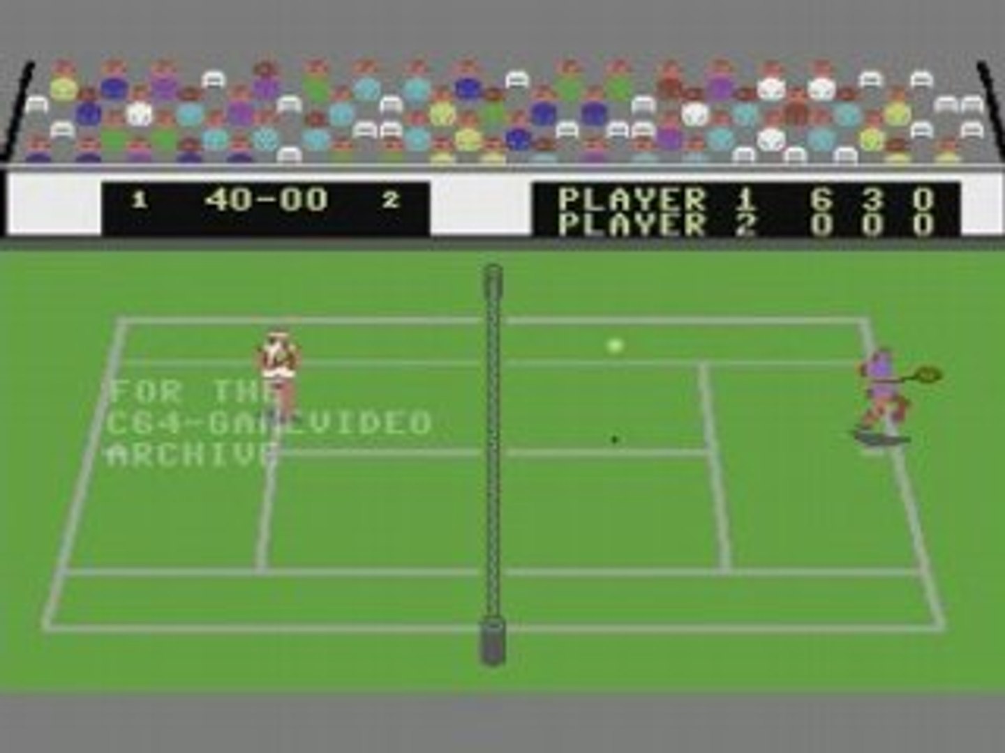 ⁣C64 - International Tennis