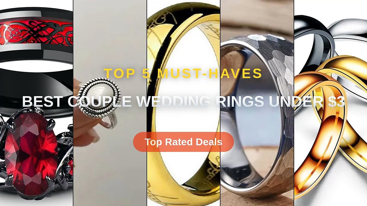 Best Couple Wedding Rings Under $3 - Video Dailymotion