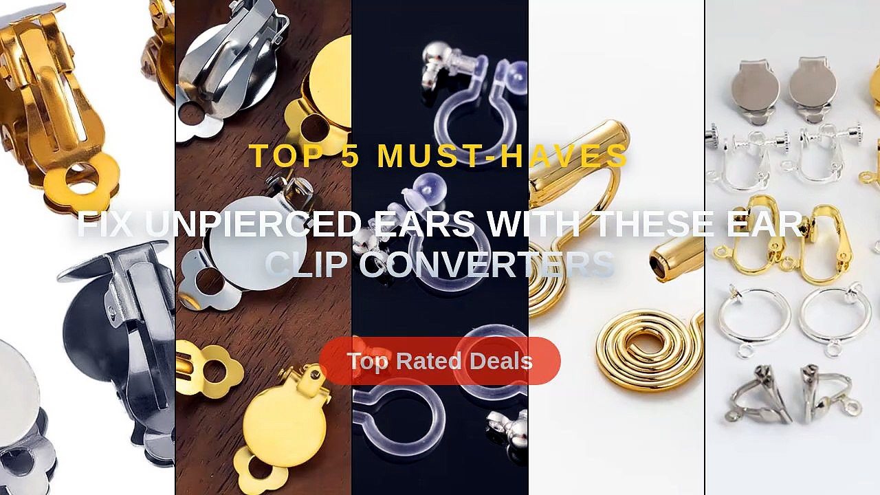 Fix Unpierced Ears With These Ear Clip Converters - Video Dailymotion