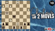 #ChessIQ ♟️🧠 Can you checkmate in 2 moves? (Part 11) (Black to play)♟️