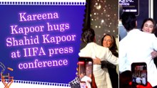 Kareena Kapoor and Shahid Kapoor recreate last year’s IIFA reunion with another warm hug