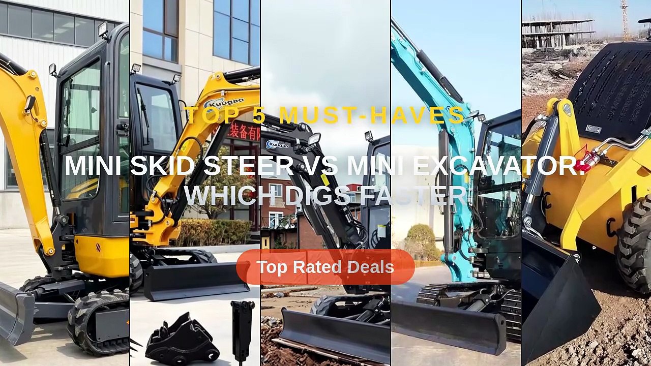 Mini Skid Steer vs Mini Excavator: Which Digs Faster - Video Dailymotion