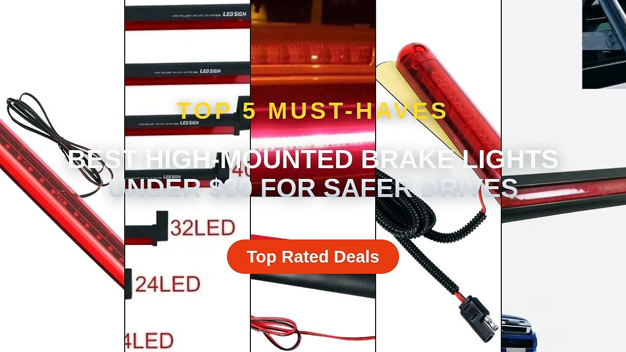 Best High-Mounted Brake Lights Under $30 For Safer Drives - video ...