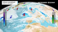 Frente fria atravessa os Açores entre domingo e segunda-feira