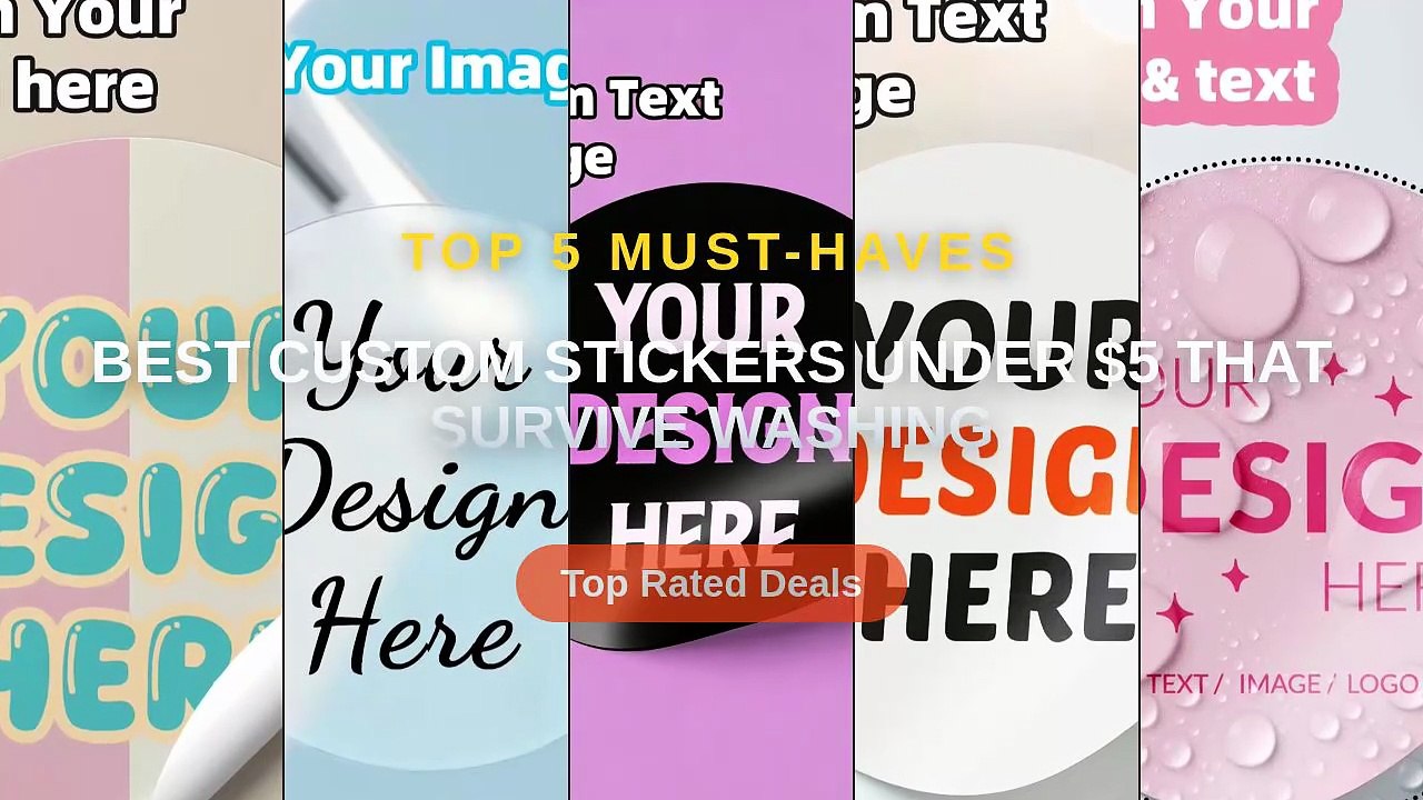 Best Custom Stickers Under $5 That Survive Washing - Video Dailymotion