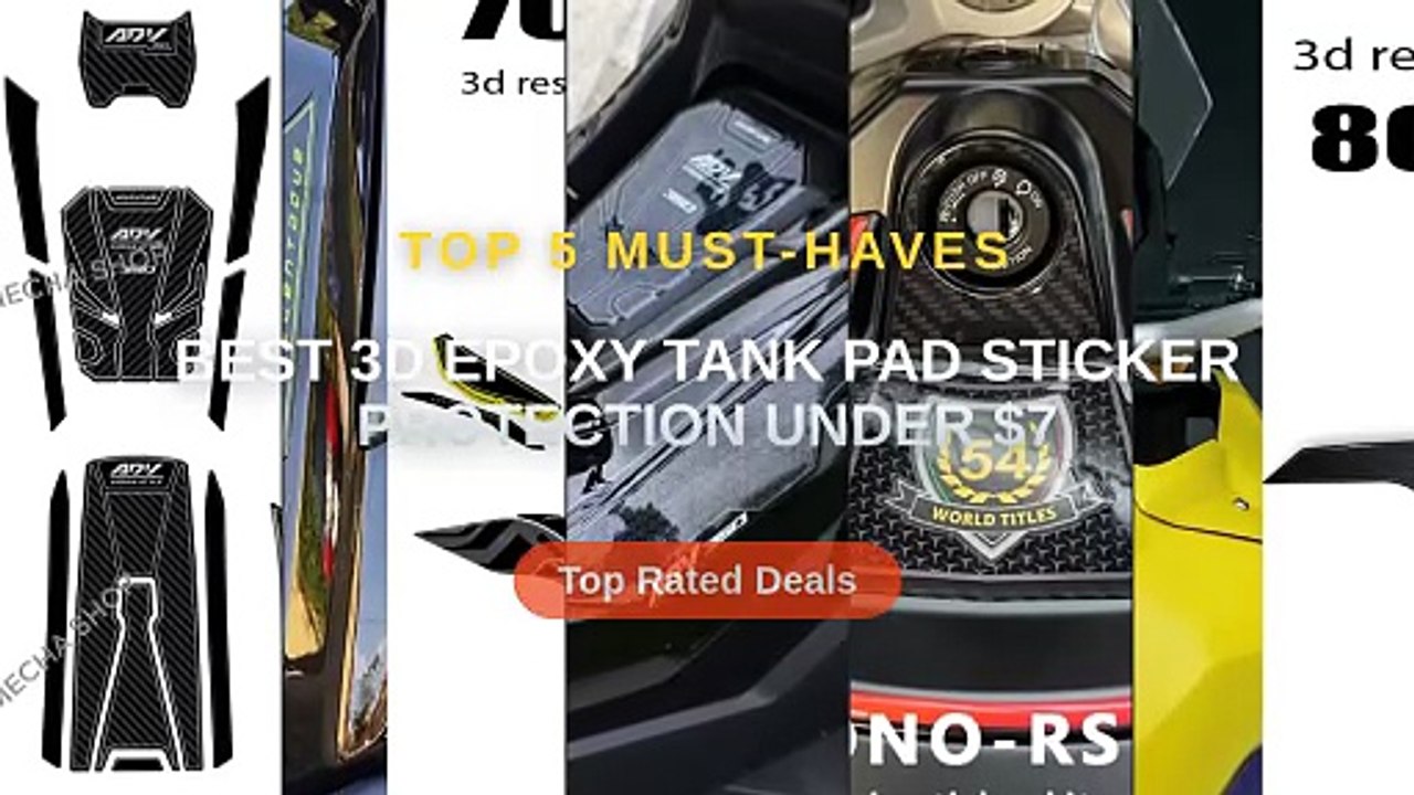 Best 3D Epoxy Tank Pad Sticker Protection Under $7 - Video Dailymotion