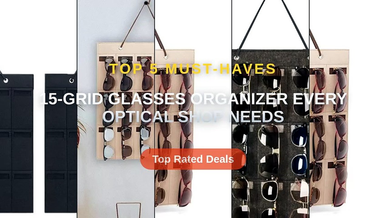 15-Grid Glasses Organizer Every Optical Shop Needs - Video Dailymotion