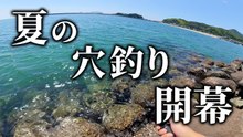 夏の穴釣り開幕！岩の隙間を探ると出るアタリとカサゴの手応え