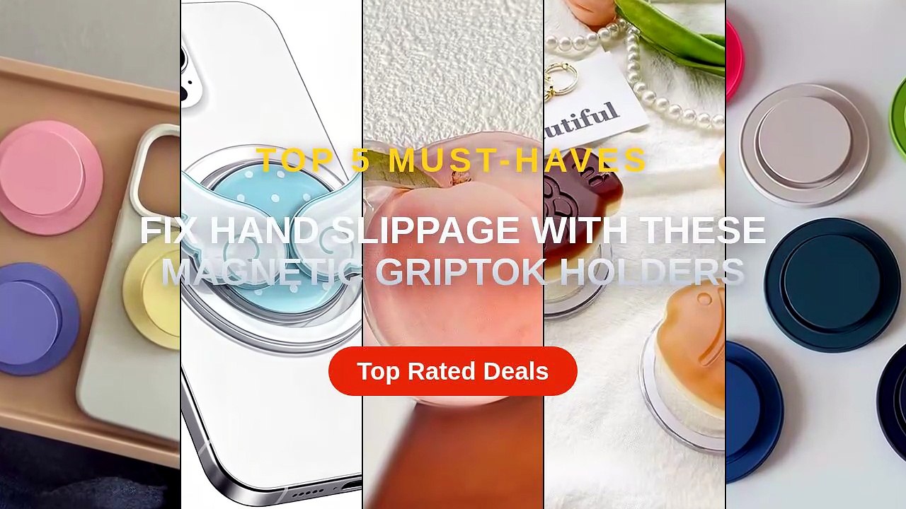 Fix Hand Slippage With These Magnetic Griptok Holders - Video Dailymotion
