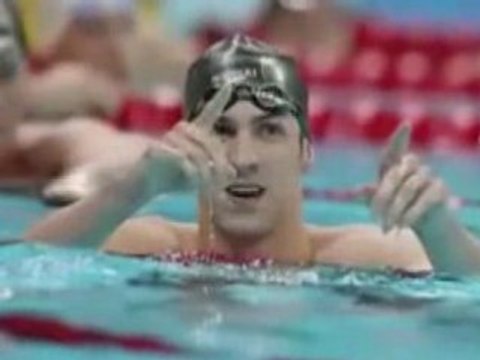 Michael Phelps Miracle Race 2008 (4x1 relay)