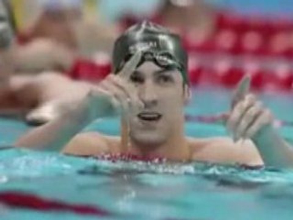 Michael Phelps Miracle Race 2008 (4x1 relay)