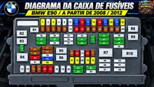 Caixa de fusíveis e relés da BMW E90 2008/2012 #motor #oficina #mechanic #mecanica #bmw