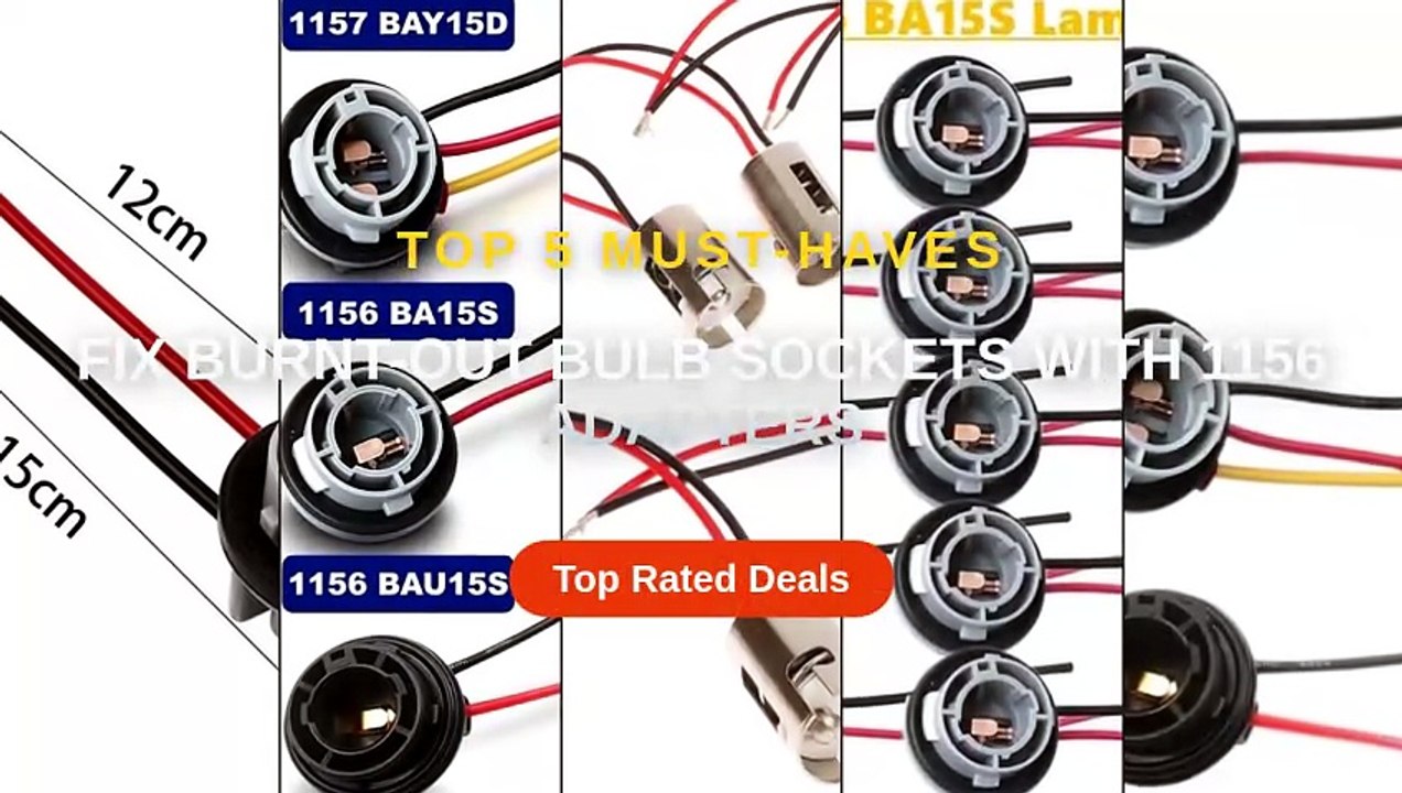 Fix Burnt-Out Bulb Sockets With 1156 Adapters - Video Dailymotion