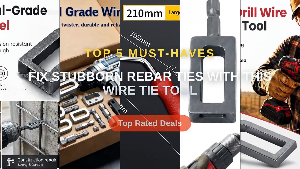 Fix Stubborn Rebar Ties With This Wire Tie Tool - Video Dailymotion