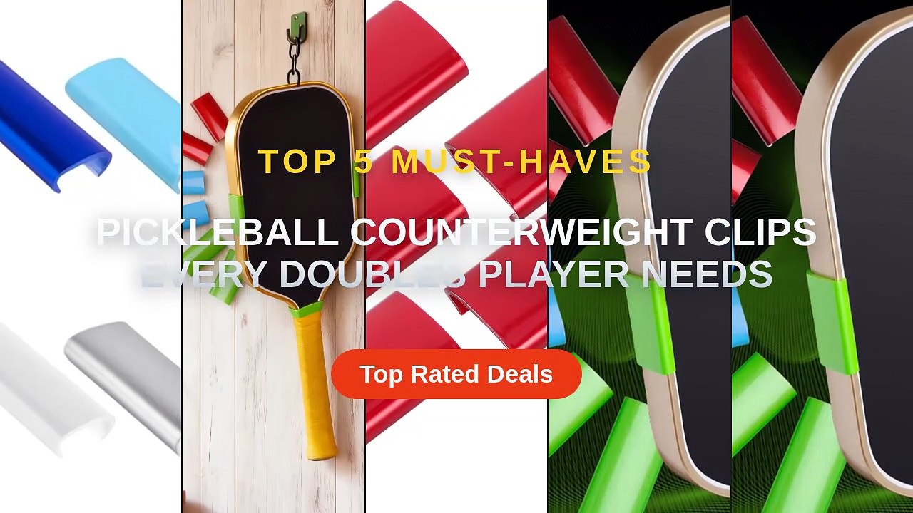 Pickleball Counterweight Clips Every Doubles Player Needs - Video ...