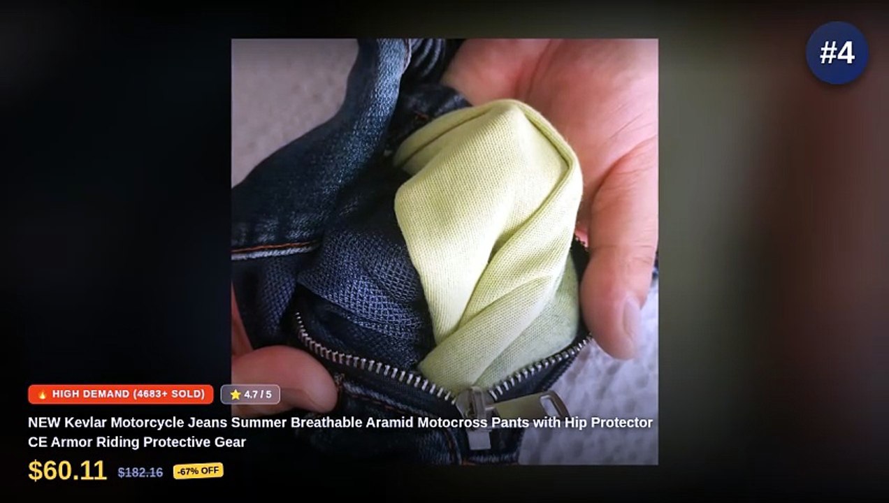 Kevlar Motorcycle Jeans vs CE Armor Pants: Which Protects More? - Video ...