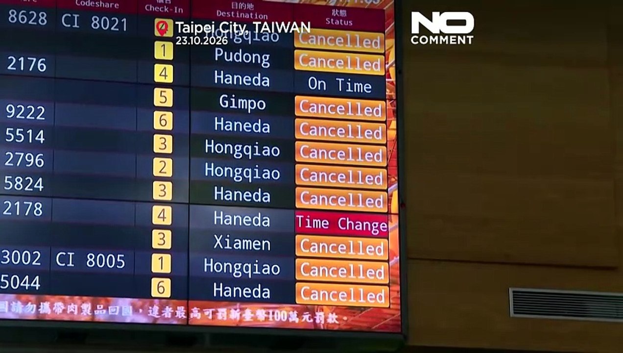 Taiwan: taifun champi sorgt für reisechaos und schulschließungen