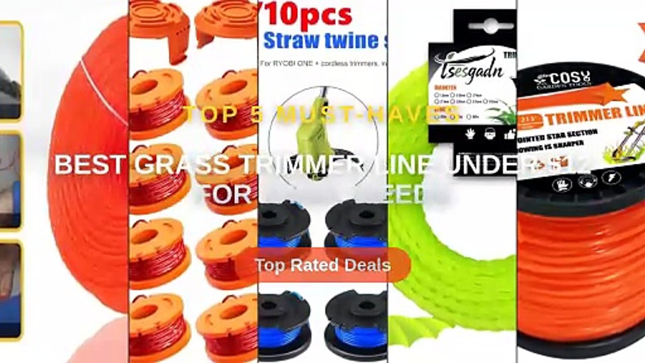 Best Grass Trimmer Line Under $12 For Thick Weeds - video Dailymotion