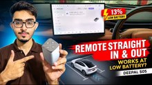Deepal S05 Remote Parking at 13% Battery? 😱 | Straight In & Out Test