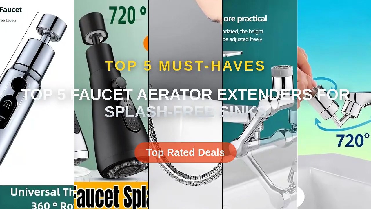Top 5 Faucet Aerator Extenders For Splash-Free Sinks - Video Dailymotion