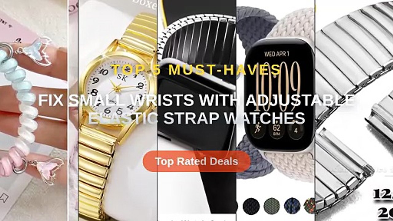 Fix Small Wrists With Adjustable Elastic Strap Watches - Video Dailymotion