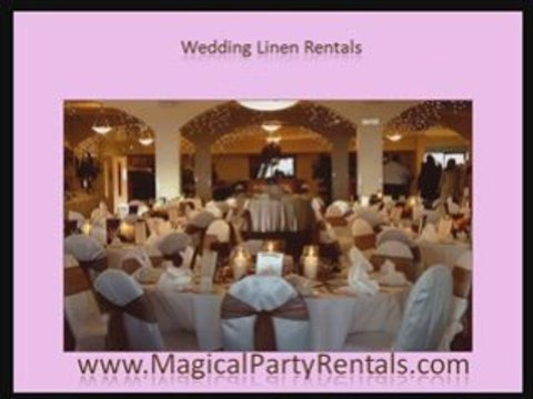San Diego Wedding Linens Rentals