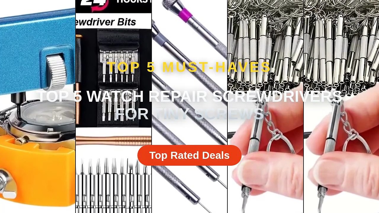 Top 5 Watch Repair Screwdrivers For Tiny Screws - Video Dailymotion