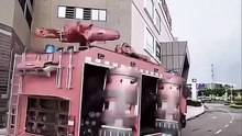 Futuristic Street Security Systems and High-Tech Sci-Fi Barriers