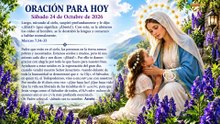 ORACIÓN PARA HOY  Sábado 24 de Octubre de 2026