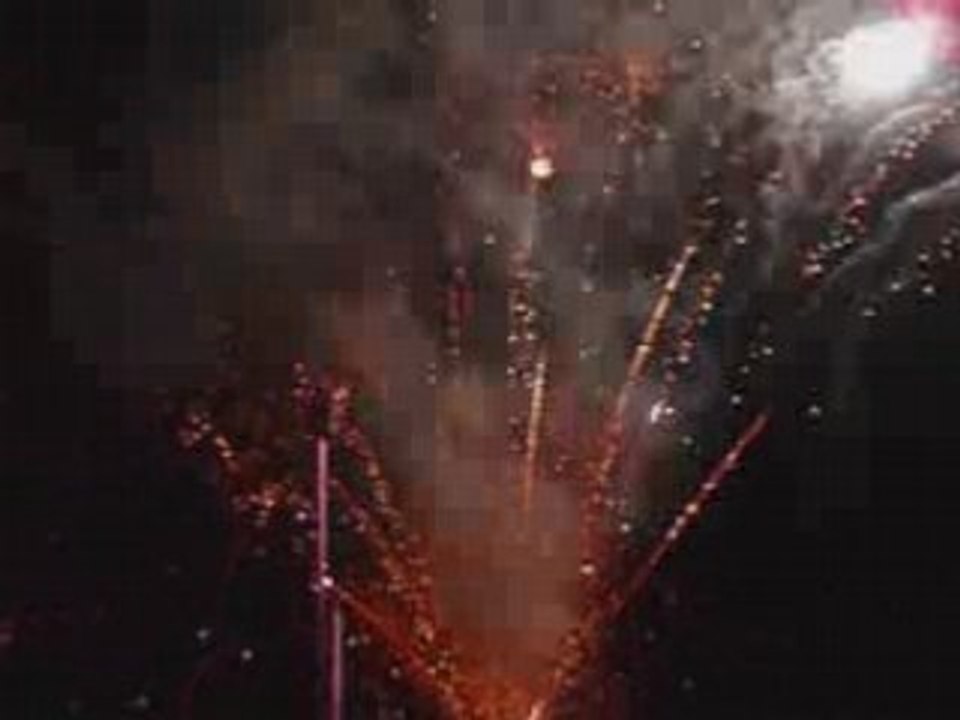 Feu d'artifices de la fête de la mirabelle