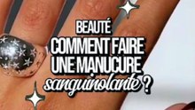 Deux façons de créer une manucure effet sang pour Halloween