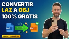 Guía para convertir en masa LAZ a OBJ, rápido y seguro