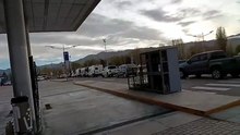 Largas filas en Uspallata tras la reapertura del Paso Cristo Redentor