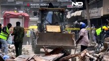 Kenia: góry gruzów po zawaleniu się wieżowca w Nairobi