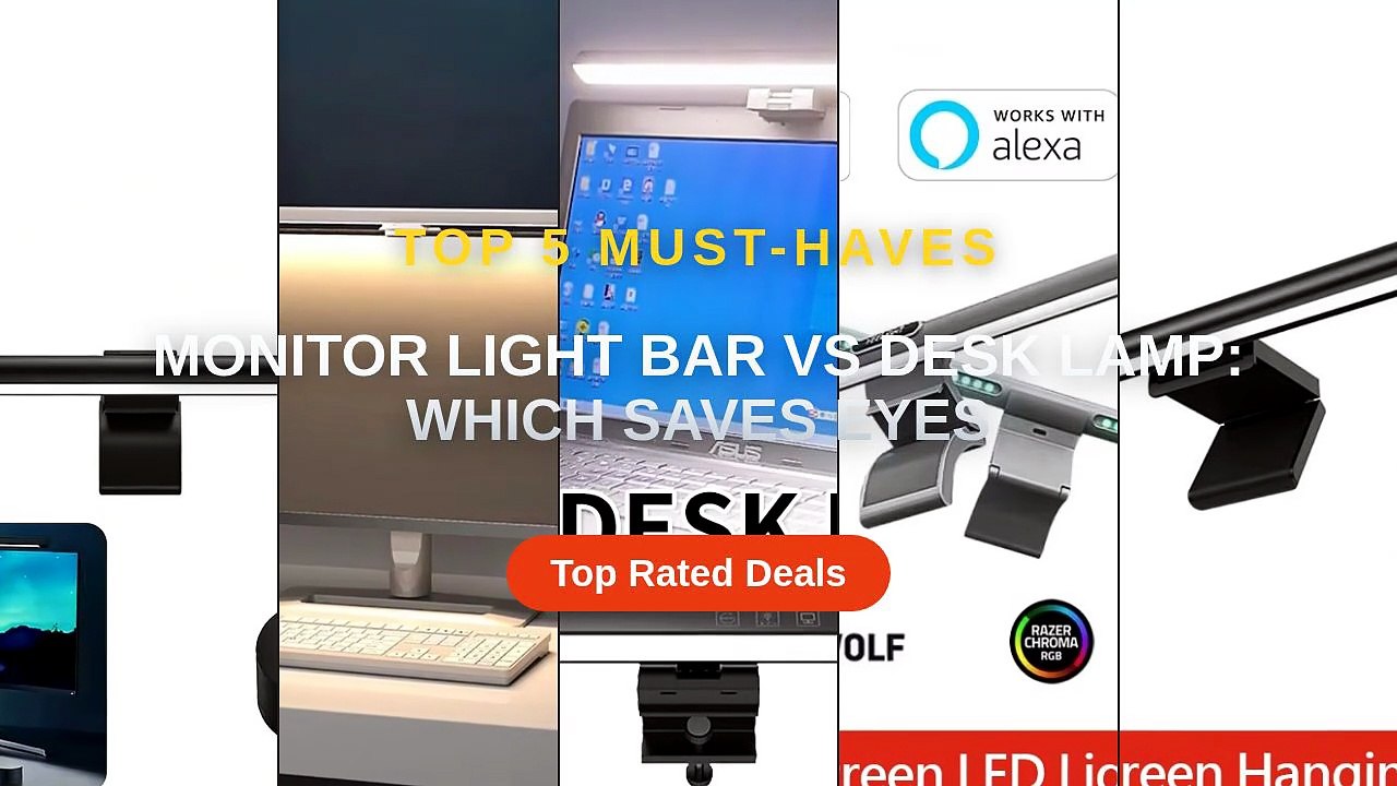 Monitor Light Bar vs Desk Lamp: Which Saves Eyes - Video Dailymotion