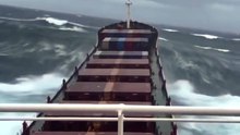 Giant Wave vs. Cargo Ship