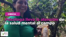 Psicóloga lleva la atención de la salud mental al campo