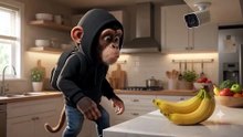 Monkey Steals Bananas… CCTV Catches Him! 😂🐒