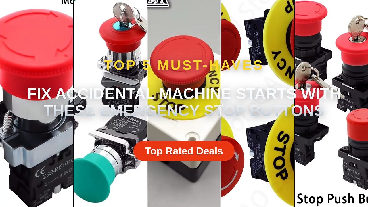 Fix Accidental Machine Starts With These Emergency Stop Buttons - Video ...
