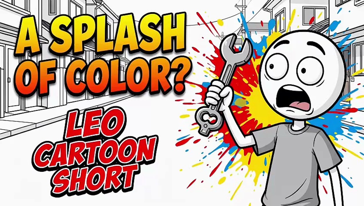 Leo the Cartoon Artist in the Studio | Animated Short - video Dailymotion