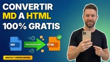 Convertir MD a HTML gratis en línea | Cambiar MD a HTML en un instante