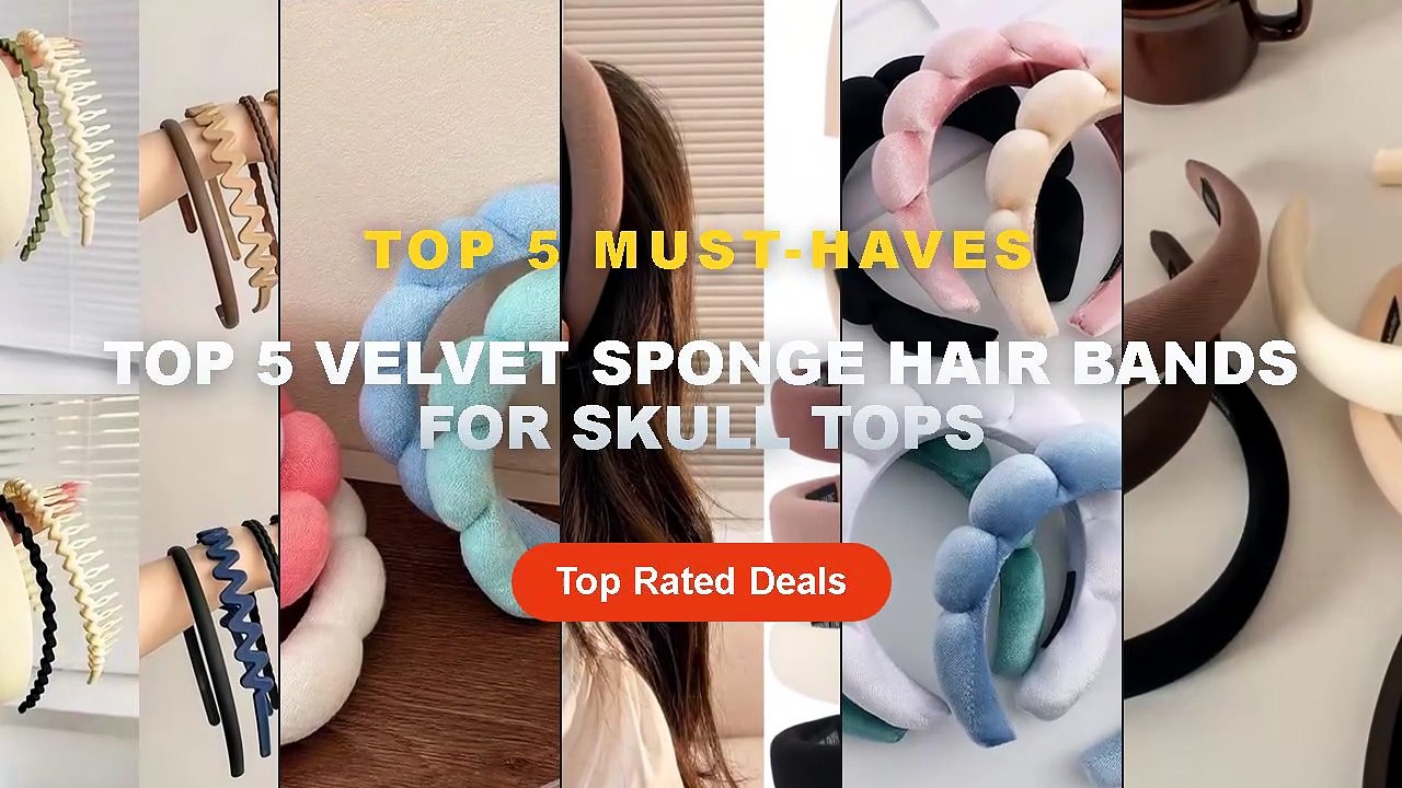 Amazing Top 5 Velvet Sponge Hair Bands For Skull Tops You Need To See ...