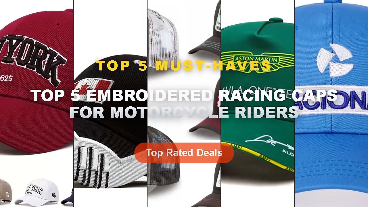 Cheap & Best Top 5 Embroidered Racing Caps For Motorcycle Riders ...