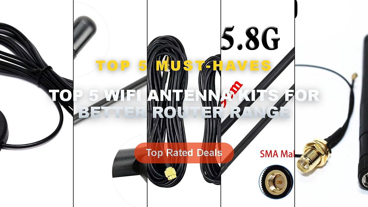 Cheap & Best Top 5 WiFi Antenna Kits For Better Router Range Unboxing ...