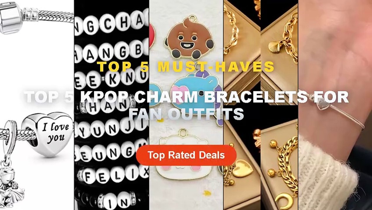 Cheap & Best Top 5 Kpop Charm Bracelets For Fan Outfits Unboxing ...