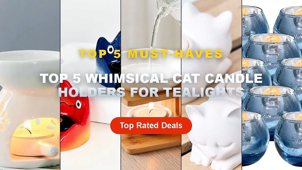 Why Everyone Is Buying Top 5 Whimsical Cat Candle Holders For Tealights ...