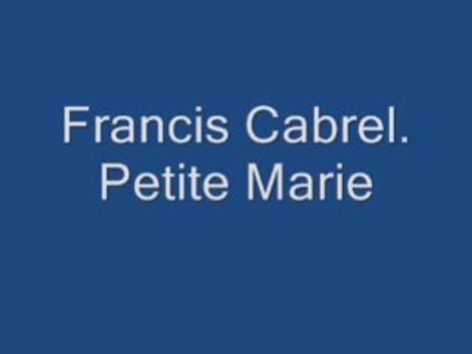 Petite Marie